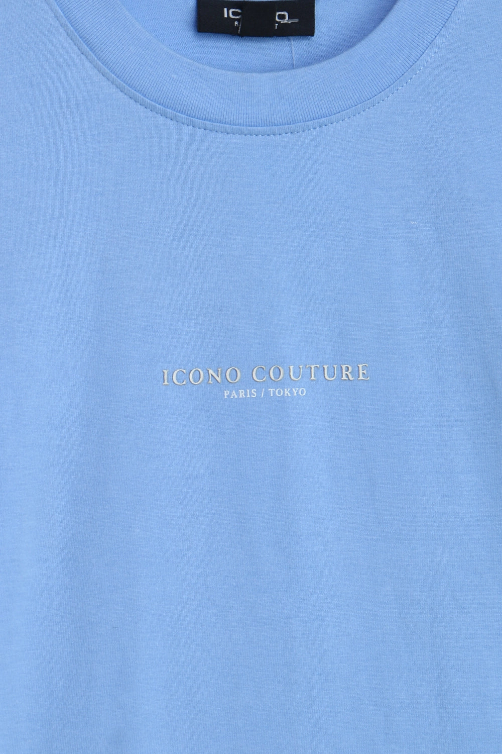 Men Branded Graphic T-Shirt - L/Blue