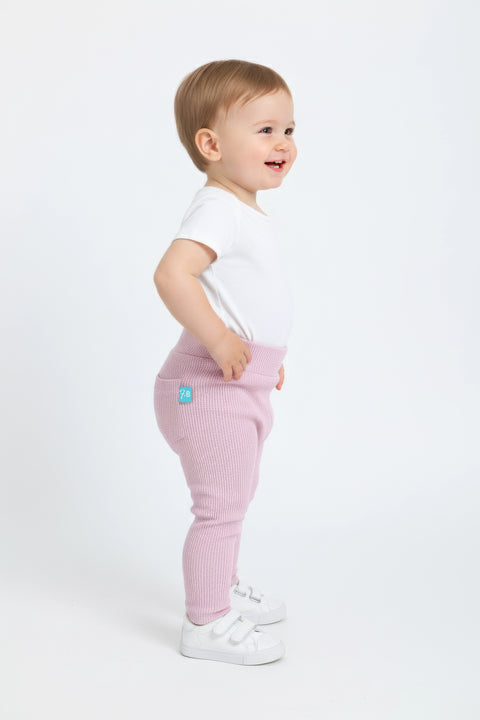 Girls Branded Trouser Pink