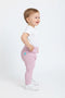 Girls Branded Trouser Pink