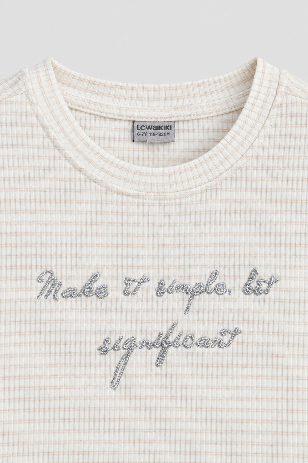 Girls Graphic T-Shirt - L/Peach