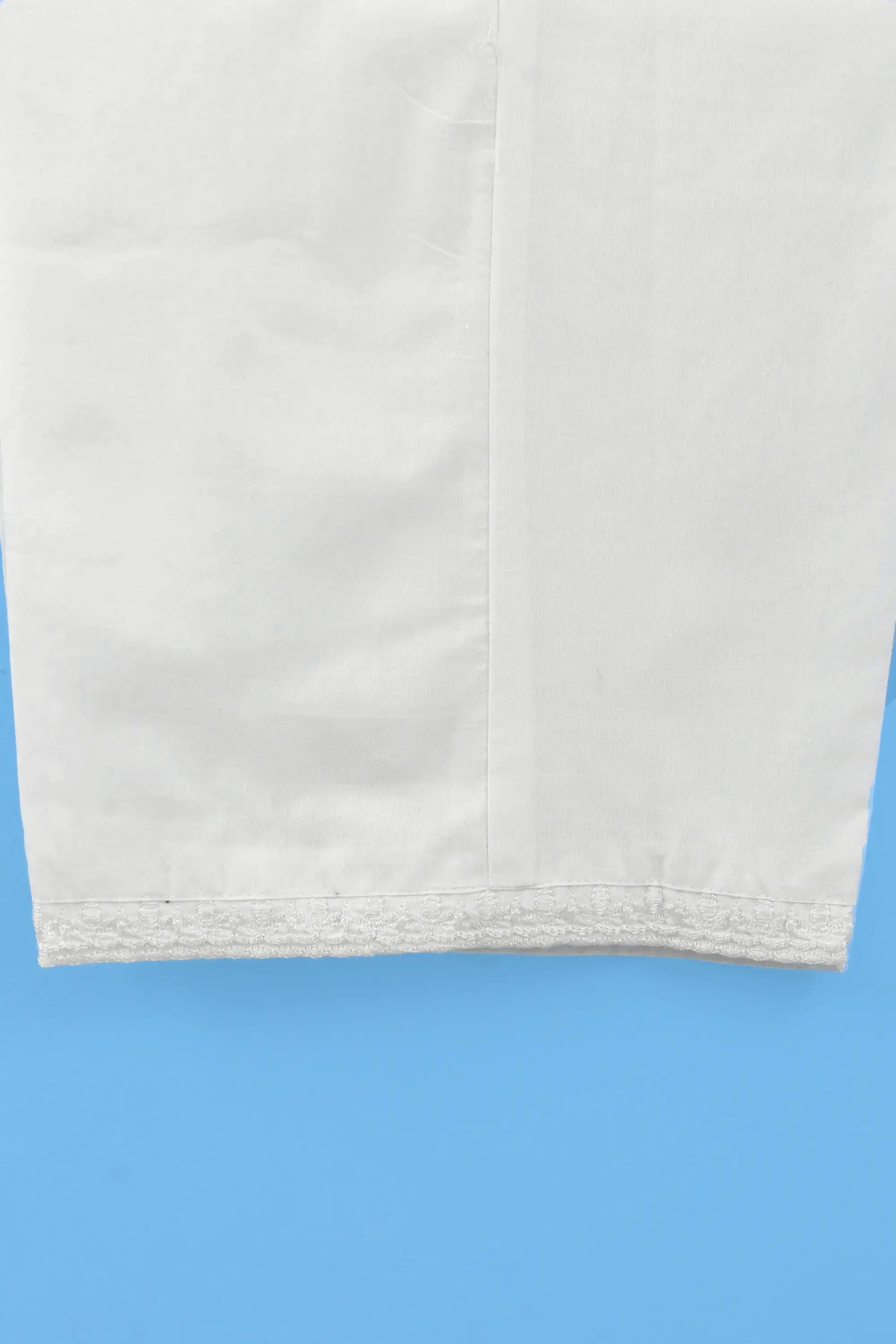 COTTON WIDE LEG TROUSER