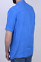 Men Casual Viscose Hawaii Dyed Shirt - Royal Blue