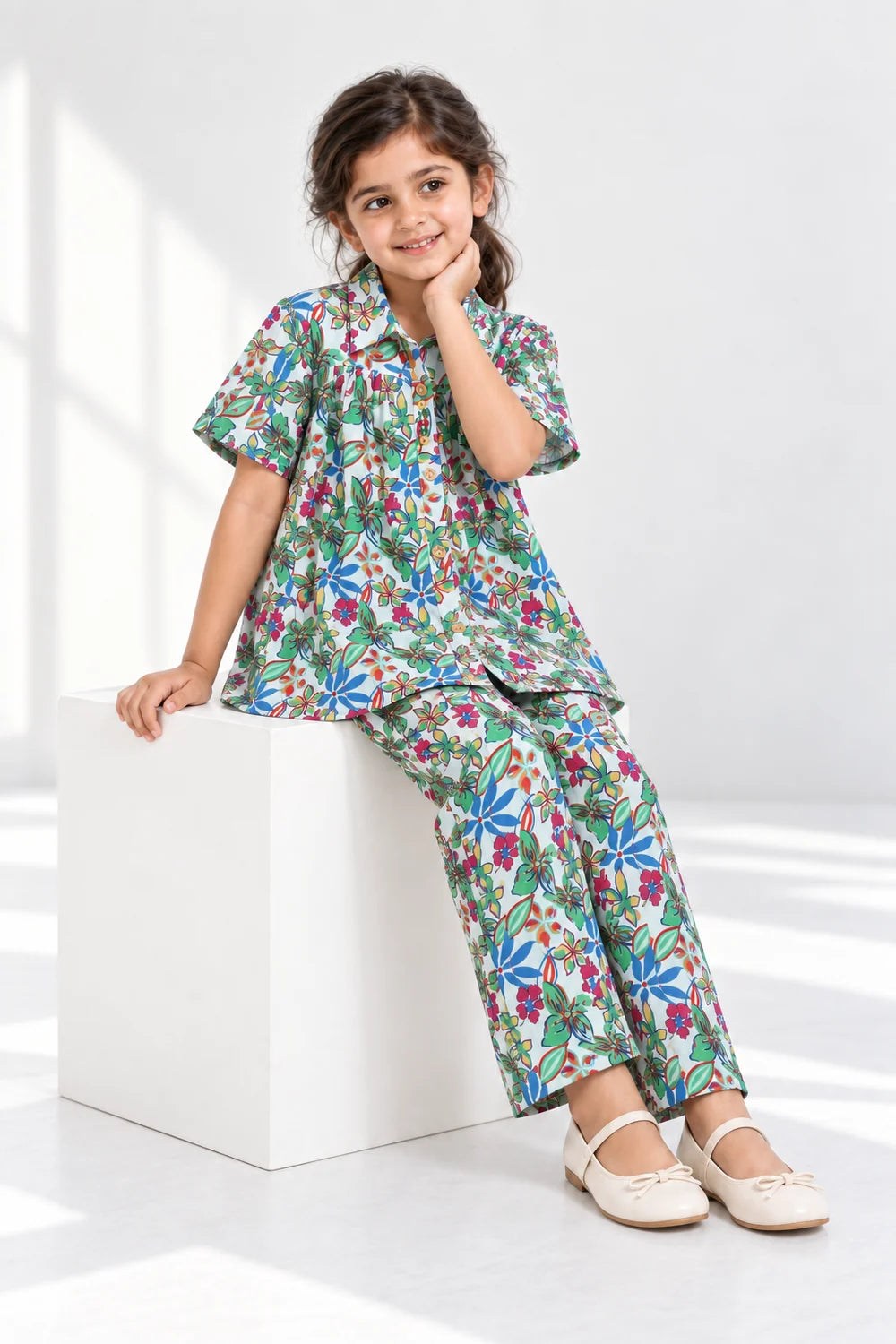 PRINTED LAWN SUIT