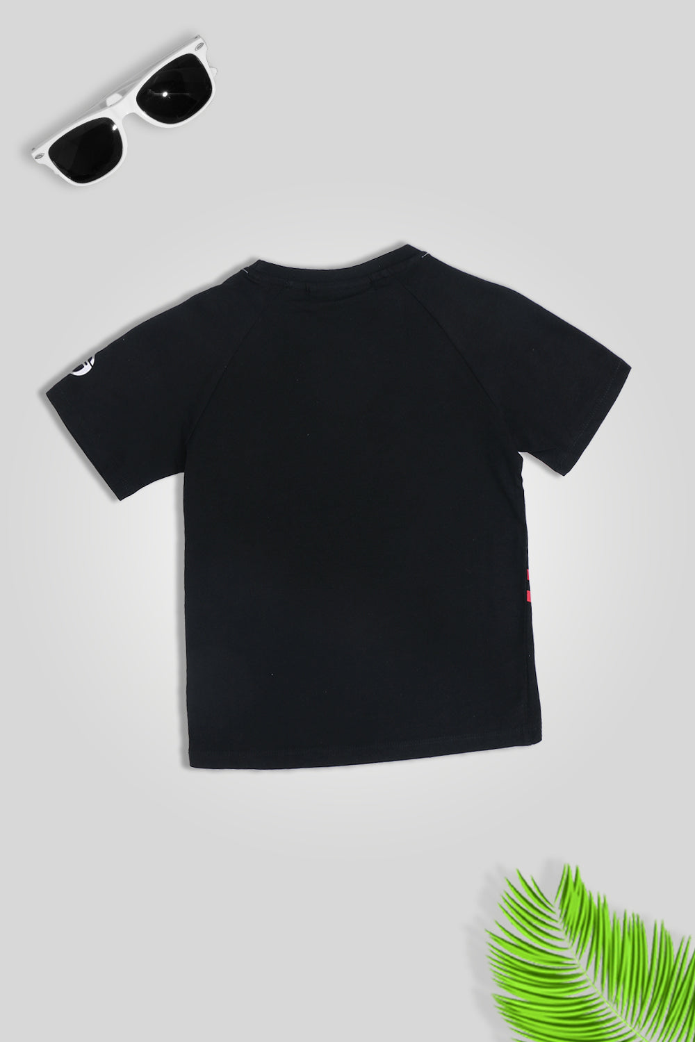 Boys Branded Graphic T-Shirt - Black and White