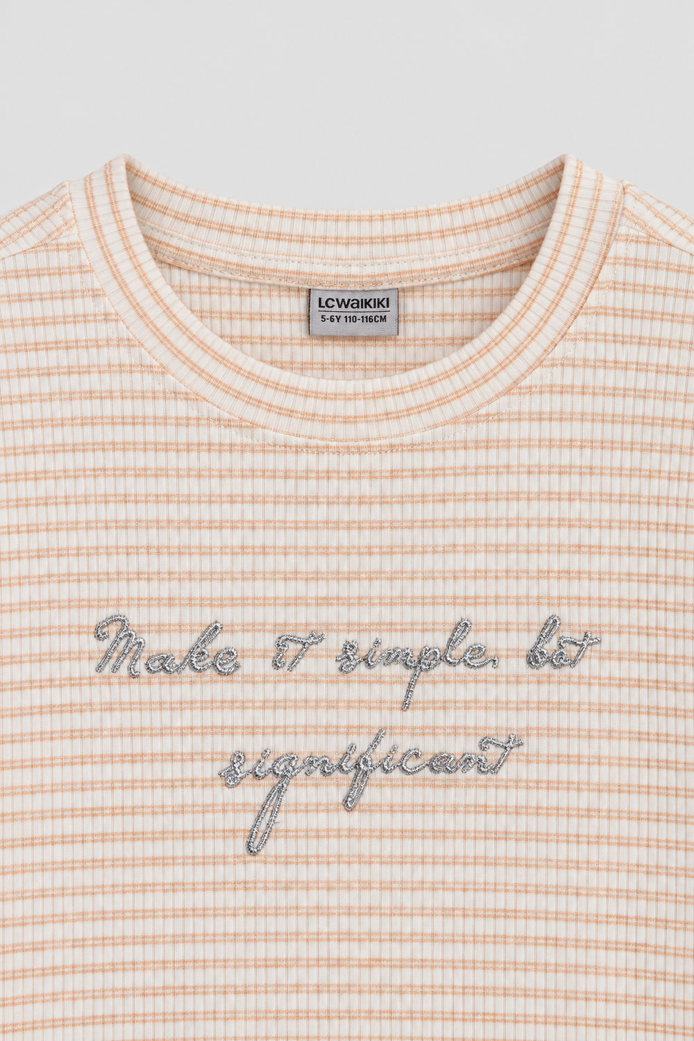 Girls Graphic T-Shirt - Peach