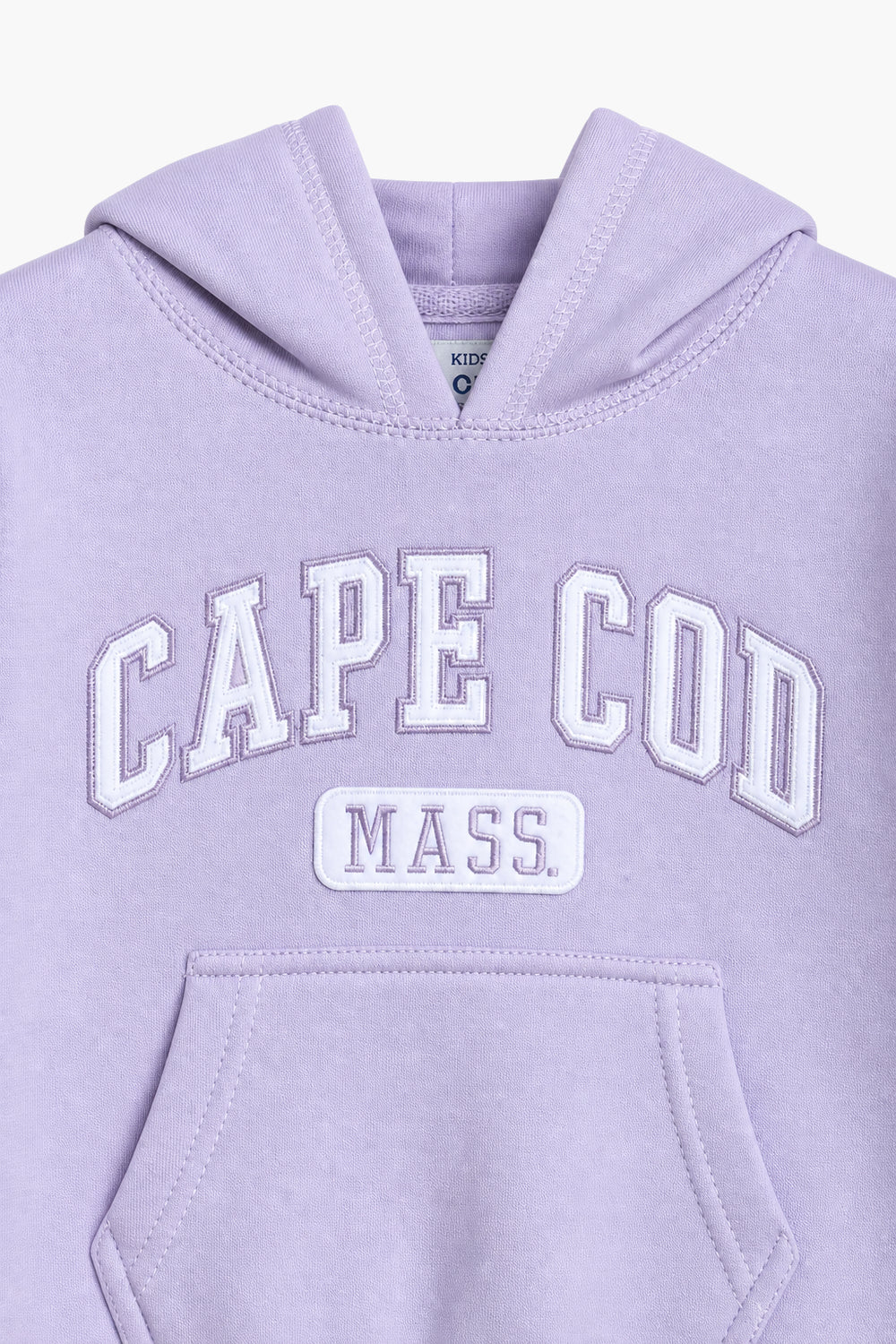 Girls Branded Fleece Graphic Pullover Hoodie - Purple
