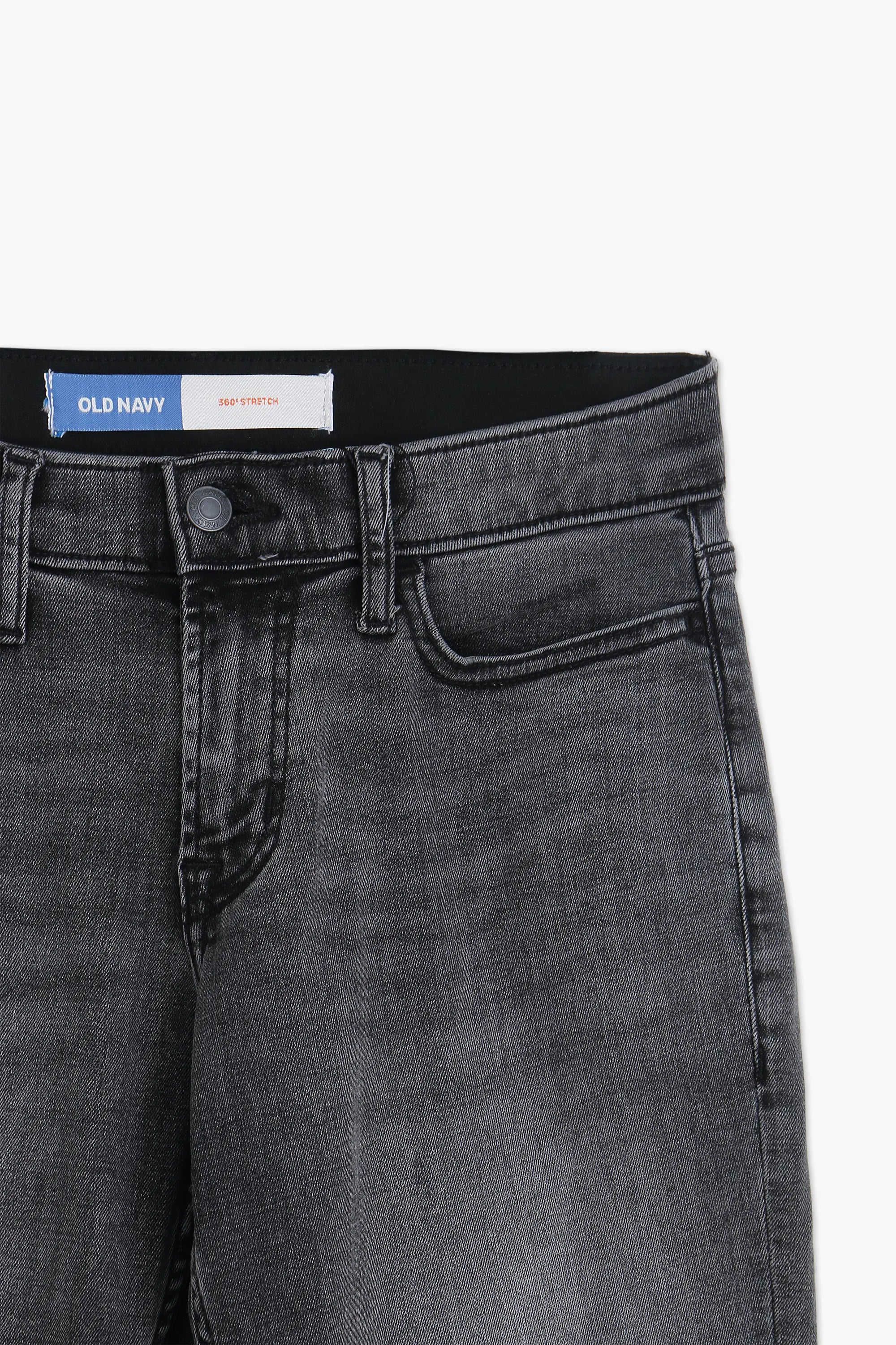 Man Old Navy Straight Fit Denim Jeans - D/Grey