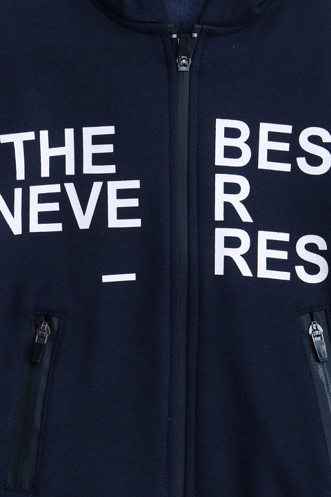 Graphic Zipper Hoodie