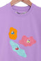 Girls Embellish Sweatshirt GS-11 - Purple