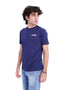 Men Branded Graphic Tees - Navy