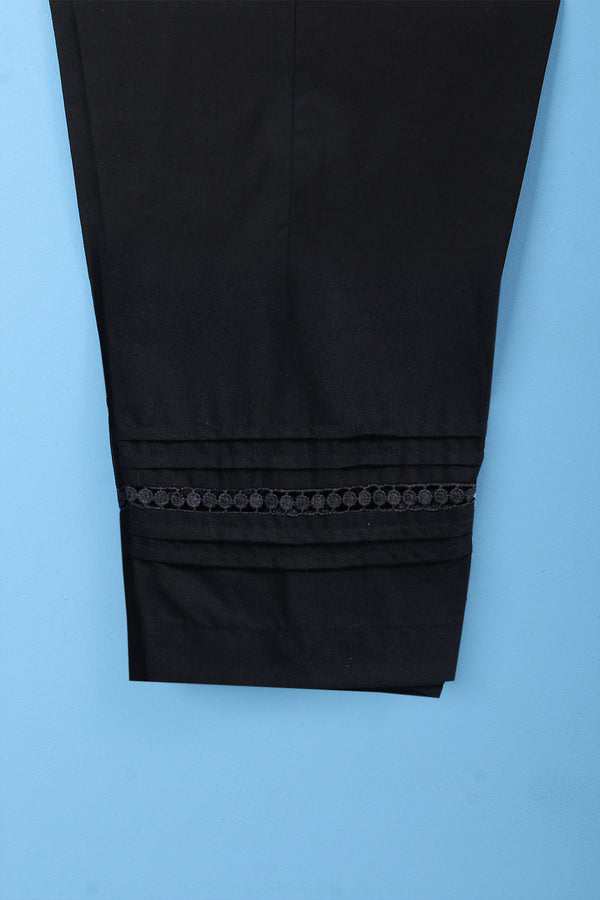 SOLID COTTON TROUSER