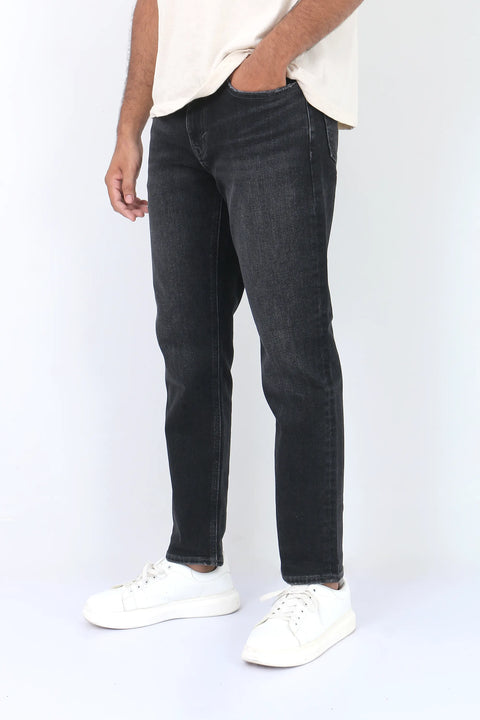 Man banana Straight Fit Denim Jeans - Black