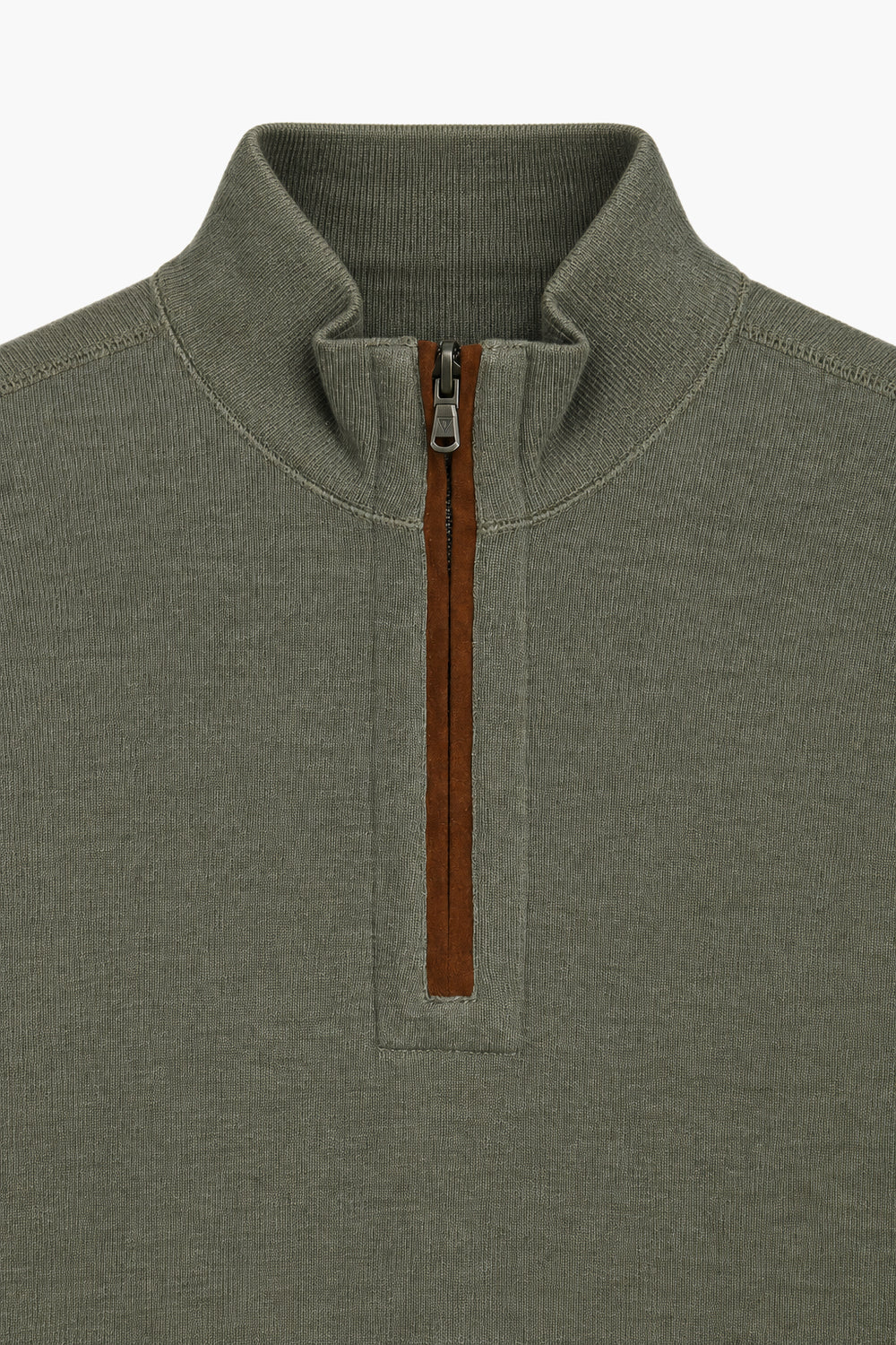 Men Branded Mockneck - Green