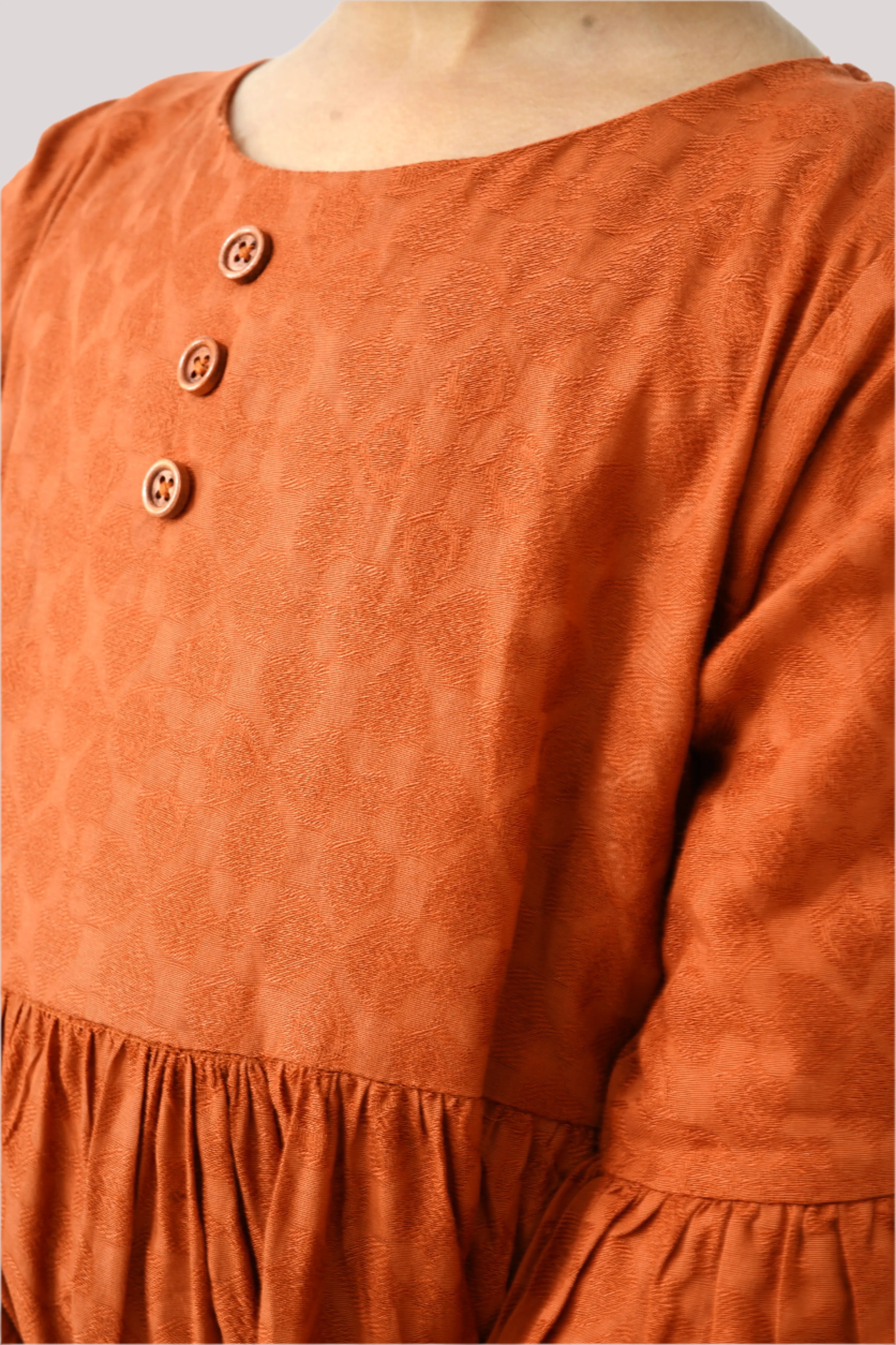 JACQUARD LONG DRESS