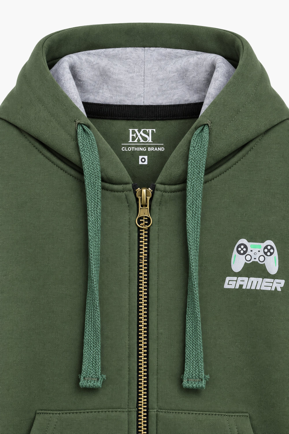 Graphic Zipper Hoodie
