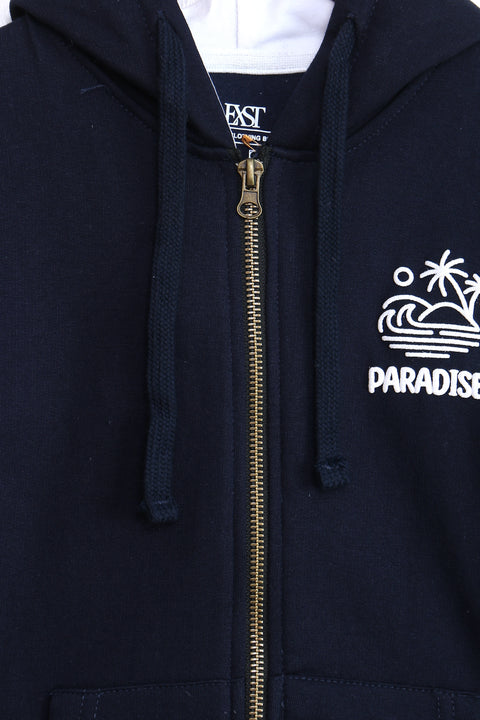 Graphic Zipper Hoodie