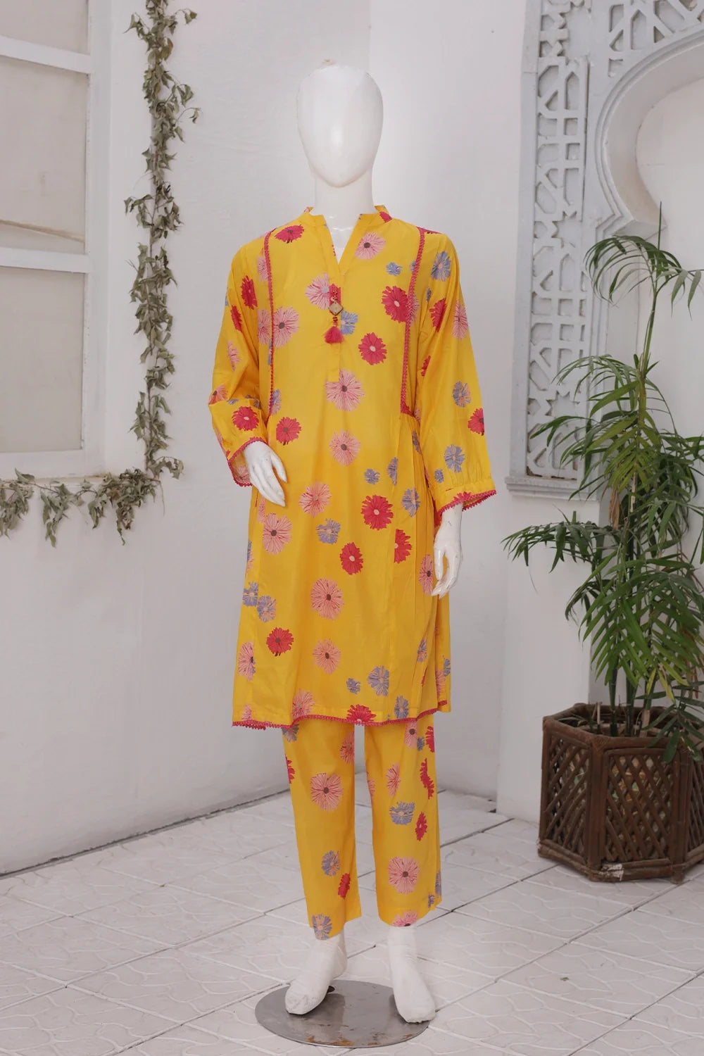 2 PIECE PRINTED LAWN SUIT