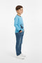 Boy Branded Graphic T-shirt F/S - Sky Blue