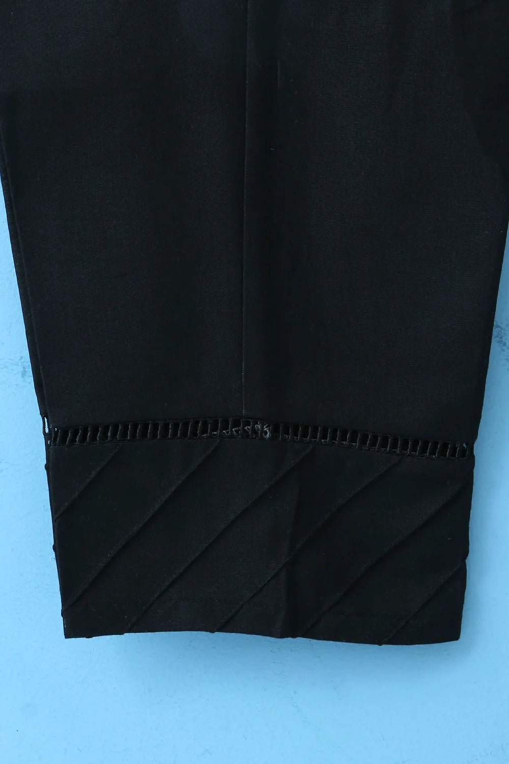 SOLID COTTON TROUSER