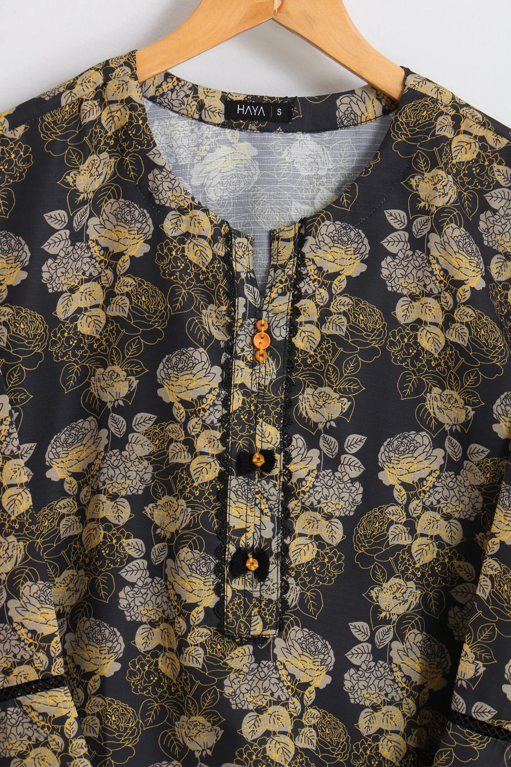 PRINTED SLUB SHIRT