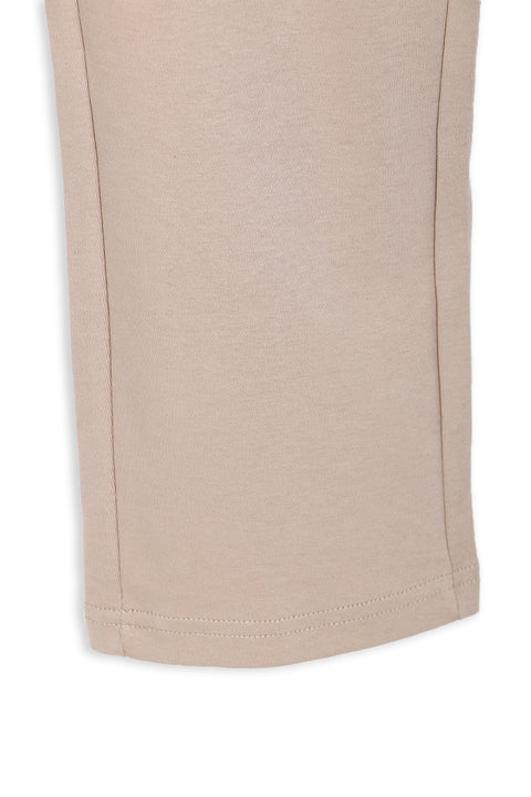 Women's Branded Pajama - Beige