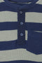 Boy Branded Lining Tee F/S - Navy and Green