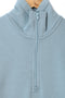 Men Branded Fleece Mockneck - L/Green