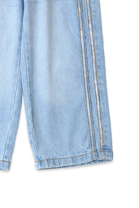 Denim Wide Leg Pant