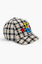 Kids Cap 3735 - Beige & Black Check