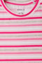 Girls Branded Lining T-Shirt - L/Pink