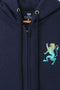 Men Fleece Zipper Hoodie (Brand: Giordano) - Navy