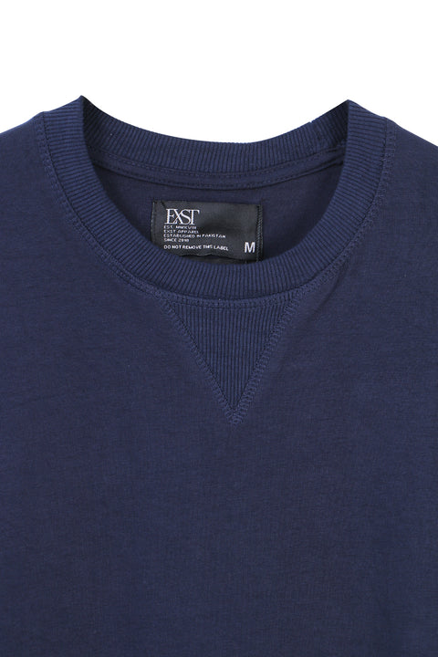 Men STD Stitched Sweatshirt MS03 - Navy