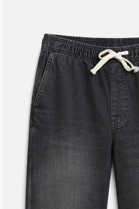 Women's Branded Wide Leg Jeans - D/Grey