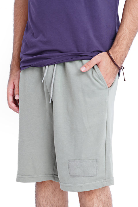 Men Branded Short - L/Green