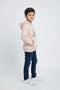 Boys Graphic Pullover Hoodie - L/pink