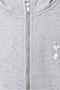 Boys Branded Zipper Hoodie - Grey