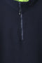 Men Branded Fleece Mockneck - Navy