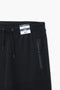 Men Branded Short - Black