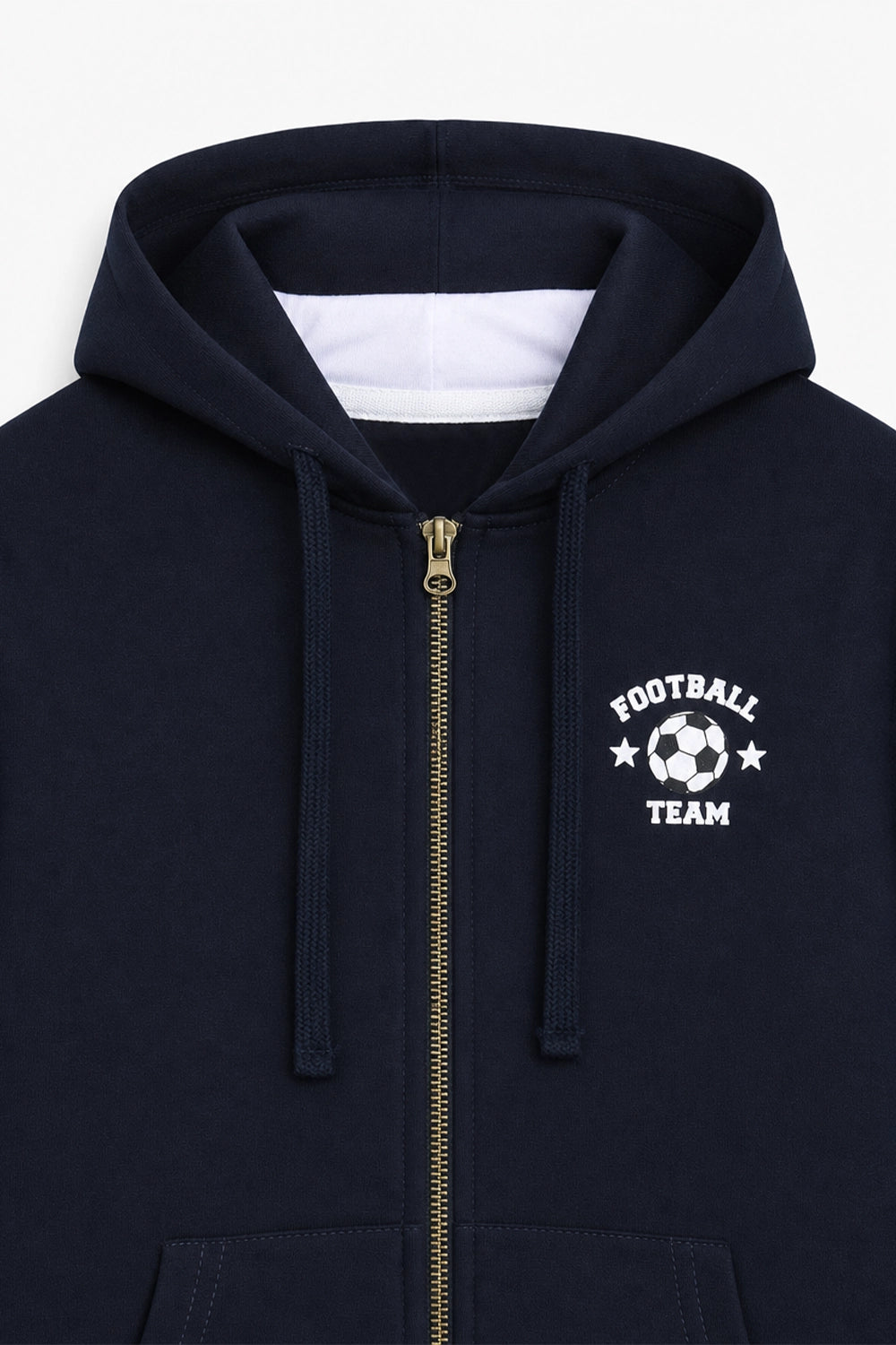 Graphic Zipper Hoodie