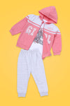Girls Graphic 3-Piece Suit 12448 - Pink