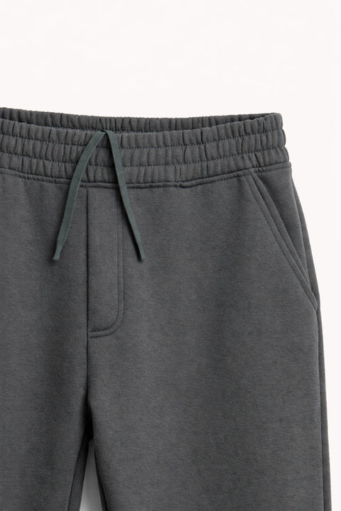 Men Branded Fleece Trouser - D/Green