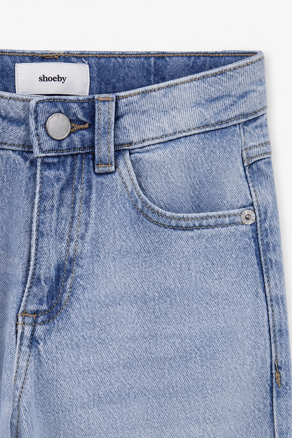 Boy Branded Loose fit Denim Pant - L/Blue