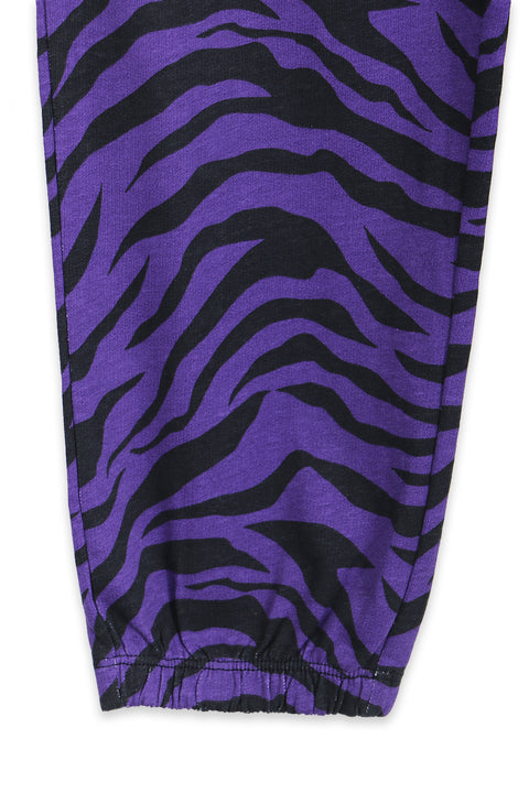 Women Branded Printed Pajama - Purple