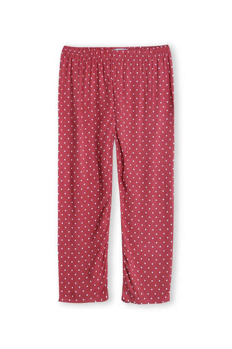 Girls Viscose Polka dots Bottle Neck Suit - Pink