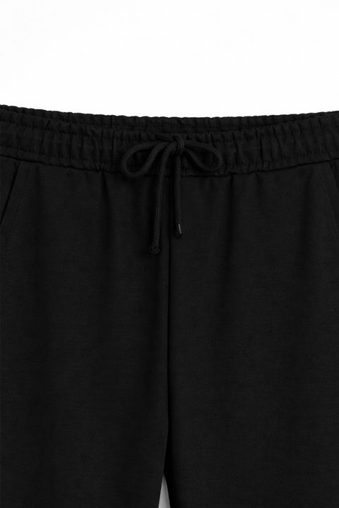 Women MO Branded Trouser - Black