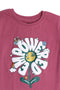 Girls Graphic T-Shirt GT24#05 - Plum