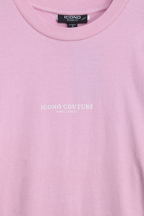 Men Branded Graphic T-Shirt - Pink