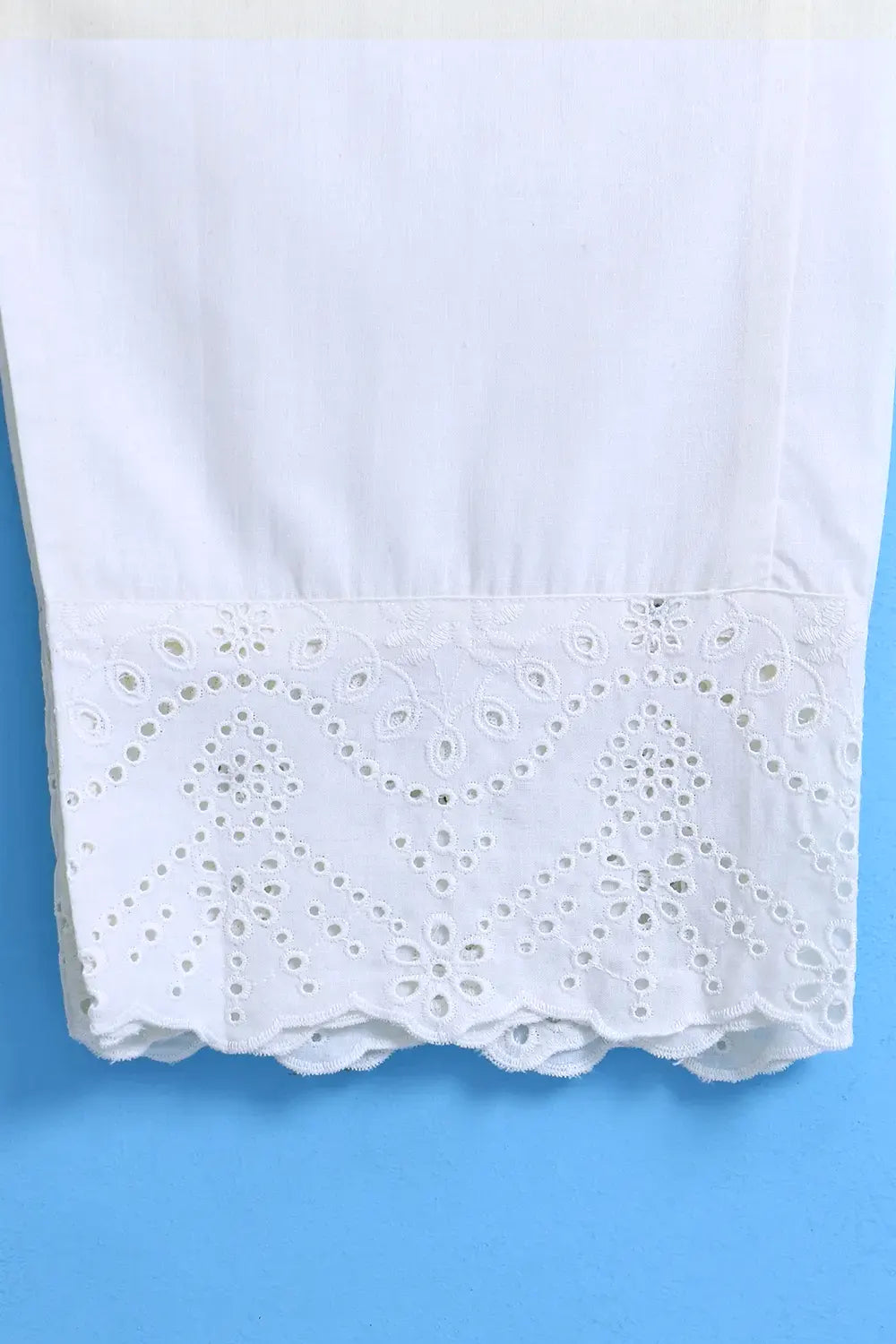 EMB COTTON TROUSER
