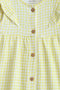 Girls Branded Frock - Yellow