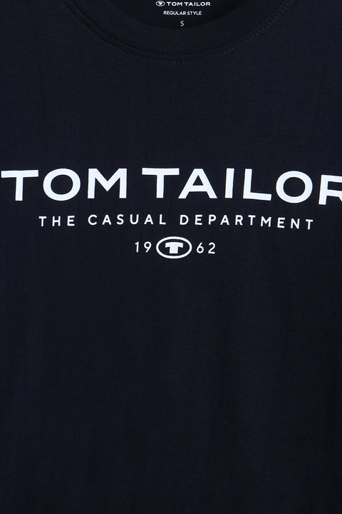 Men Branded Graphic T-Shirt - D/Blue